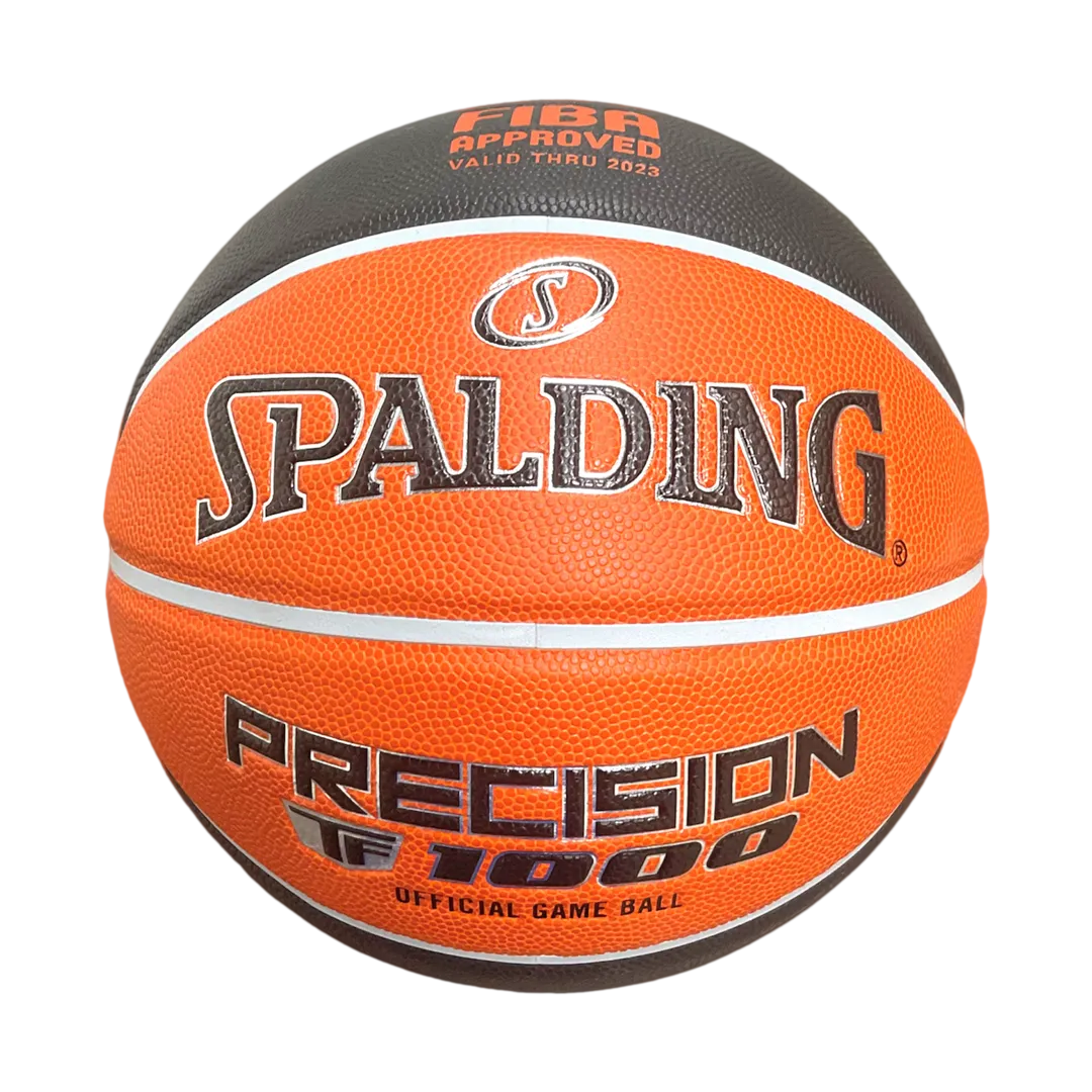 BALON BASKET # 7 SPALDING CUERO PRECISION TF1000