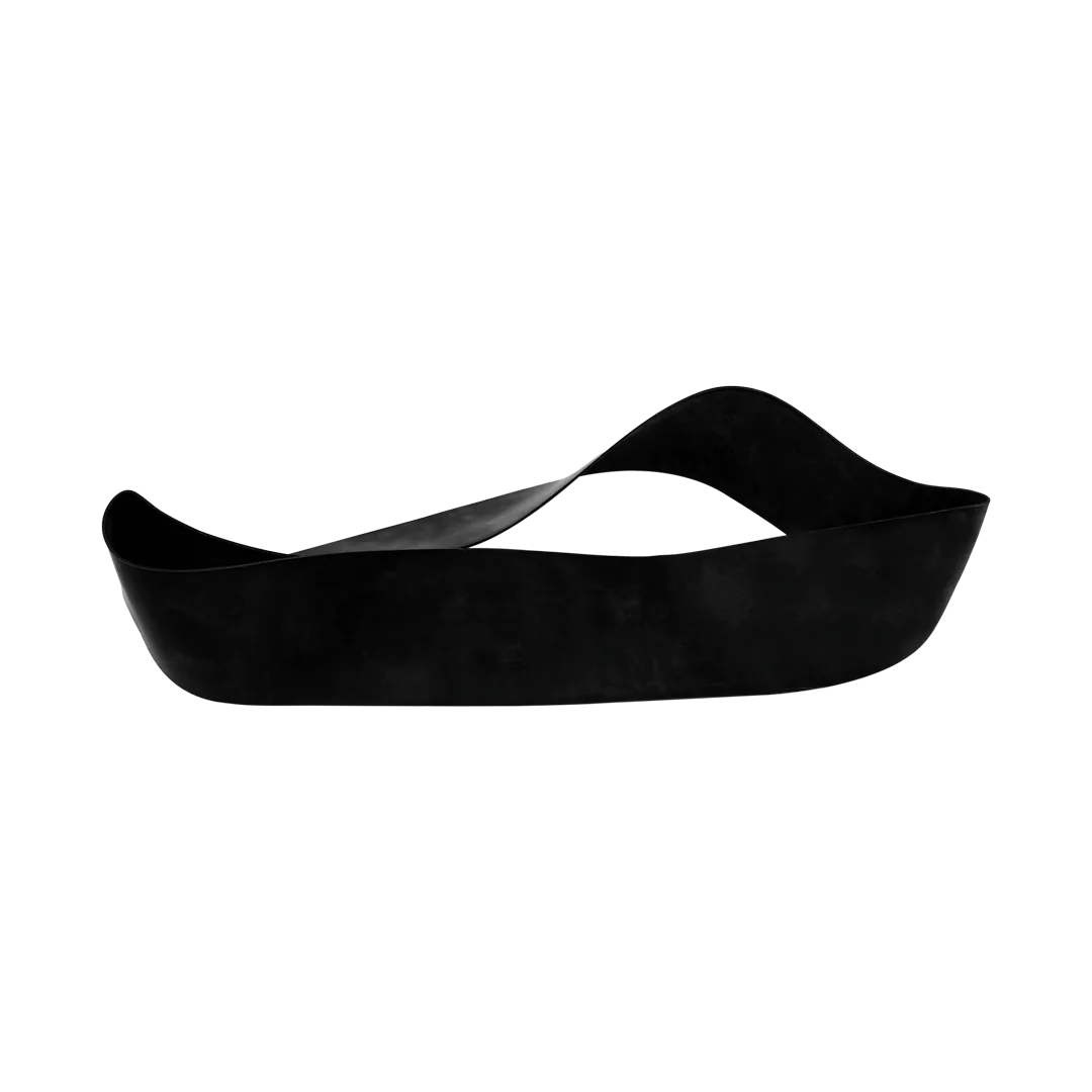 BANDA CERRADA NEGRA 1,10