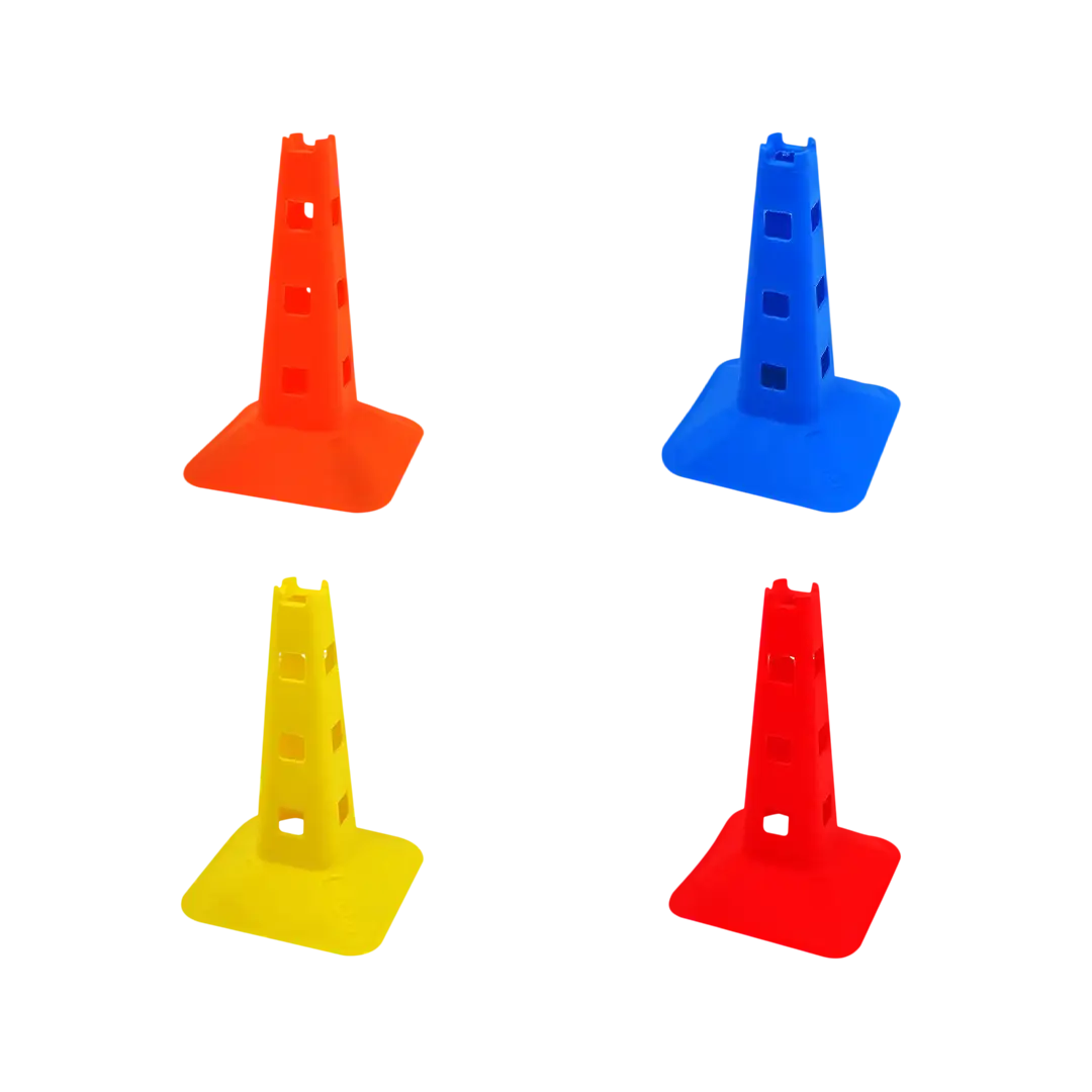 CONO BASE CUADRADA CON HUECOS