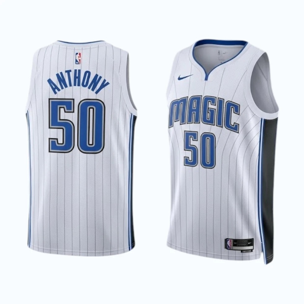 CAMISETA NBA NIKE BLANCA ORLANDO MAGIC COLE ANTHONY